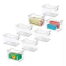 Mdesign - Cesta De Plastico Con Asas Para El Hogar Oficina