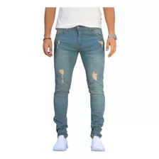 Pantalón Jean Hombre Elastizado Calce Perfecto 38 Al 50