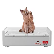 Colchão Pet Cachorro/gato Médio Sleep Box Branco(75x55x19)-