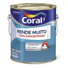 Tinta Acrílica Coral Rende Muito 3200ml Branco Gelo