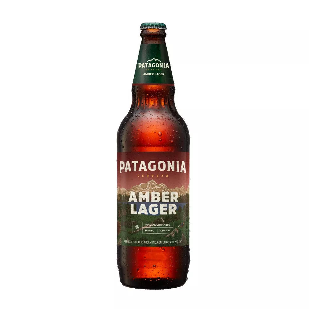 Cerveza Patagonia Amber Lager Roja 730 ml
