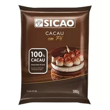 Cacau Pó Sicao Pacote 500g Barry Callebaut 500 Gramas