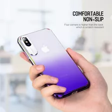 Capa Classy Series Rock Para iPhone XS Max - 6.5 Cor Lilás Degradé