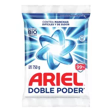 Detergente En Polvo Ariel Doble Poder 10 Unidades De 750gr