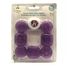 Mordedera De Agua Con Texturas Disney Baby Minnie Lila