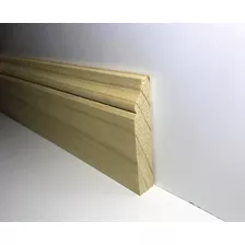 Zócalo Pino Clear 95mmx15mm Para Piso Madera, Ceramica