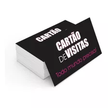 Cartão De Visitas Colorido - Com Verniz Uv - Papel Couchê