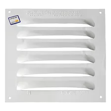 Reja Rejilla Ventilacion 20x20 Cm Aprobada Para Atornillar Blanca