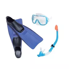 Mascara Para Buceo Intex Set Con Snorkel Y Patas Rana