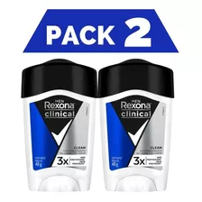 Desodorante Clinical Rexona Men 48g X 2 Unidades