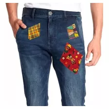 Remendo Para Colar Em Calça De Festa Junina C/ 13 Adesivos