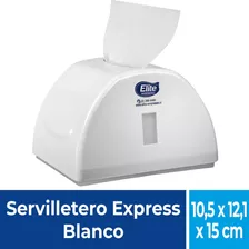 Servilletero Express Blanco Elite Professional