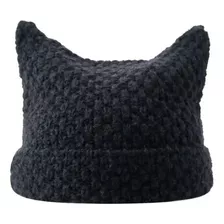 Gorro De Lana Orejas De Gato Harajuku Kawaii Tejido Invierno