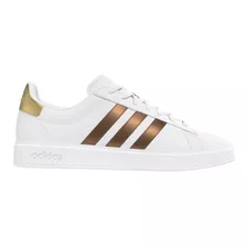 Tenis adidas Grand Court Cloudfoam Court Blanco Para Mujer