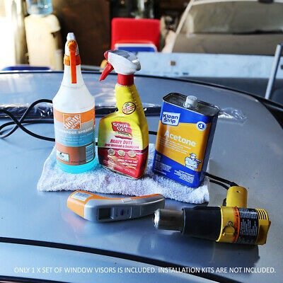 For 06-10 Mazda 5 Premacy Smoke Tint Window Visor Shade/su Foto 6
