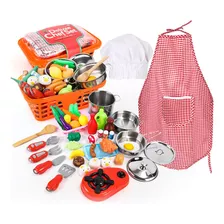 Cocina De Juguetes 42 Piezas Set Kits Y Comidas Para Niños