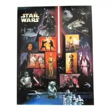 Star Wars, Coleccionable, Hoja De 15 Estampillas Usps