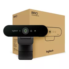 Cámara Web Brio 4k Pro Tecnología Hdr Y Rightlight 3 Negro
