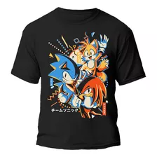 Remera Sonic Retro Diseño 100% Algodón