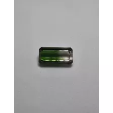 Turmalina Bicolor Natural Verde Rosa Pedra 4x10mm 5.2ct T41