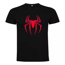 Polera Spiderman Hombre Araña Algodon Pow Club