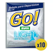 Jugo En Polvo Zuko Blue Light Isotónico - Pack X10 Sobres