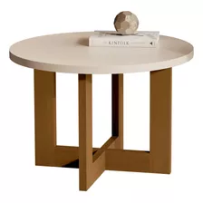 Mesa De Apoio Centro Luxo Jb 8001 Mdf Para Sala De Estar