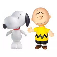 Kit Bonecos De Vinil Charlie Brown E Snoopy Peanuts - Lider