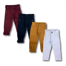 Combo 4 Calça Jeans Masculina Infantil Meninos 1 Ao 8