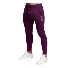 Calça Moletom Masculina Sport Skinny Academia