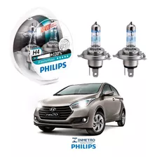 Lâmpadas Farol Hyundai Hb20 S/x Philips H4 Xtremevision