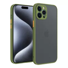 Funda Para iPhone Mate Semi Transparente Uso Rudo