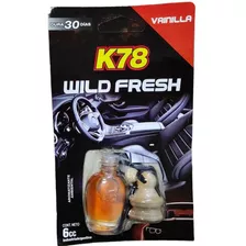 Aromatizante Difusor Perfume K78 Wild Fresh Auto Colgante Color Vainilla Fragancia Vainilla