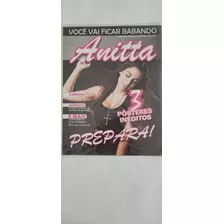 Revista Poster Anitta Lacrado Editora Sampa Ler Discrição 