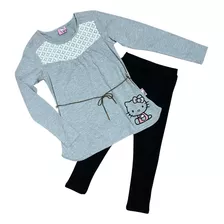 Conjunto Polera+calza Hello Kitty S121622-25