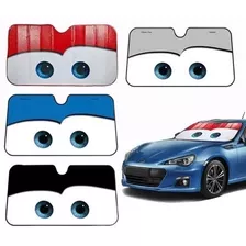 Parasol Cortina Auto Ojos Rayo Mcqueen Disney Cars Varios Colores Excelente Calidad