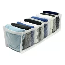 Organizador De Gavetas 10x34x10 604 - Transparente E Branco