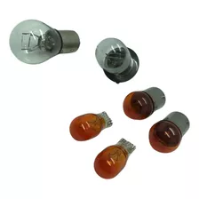 Kit Lâmpadas Biz100 Até 2005 Farol + Lanterna + Pisca Seta