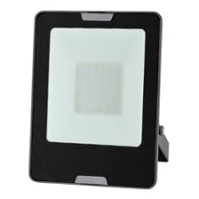 Reflector Led Exterior 50 W Luz Cálida Ip65 Led Integrado Color De La Carcasa Negro