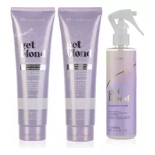 Get Blond Anti Amarelamento Kit C 3 Shampoo, Máscara E Spray