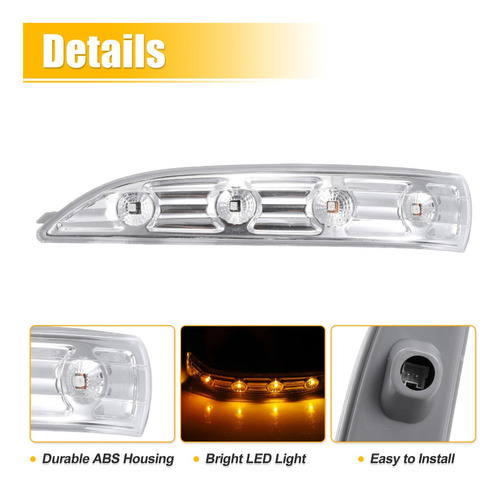 2 Luz Seal Giro Espejo Para Hyundai Tucson 10-13 Ix35 10-14 Foto 5