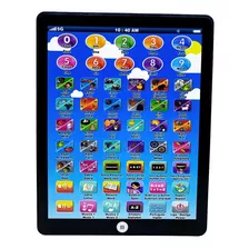 Jogo Educativo Tablet Interativo Infantil Crianças Bilingue Cor Azul