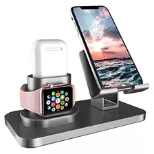 3 1 Estacion De Carga AirPods Reloj Manzana Cargador De...