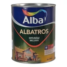 Albatros Barniz Marino Exterior Bte Doble Filtro Solar 1lts Acabado Brillante Color Tranaparente