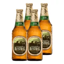 Pack 4 Cervezas Patagonia Austral Lager Botella 330cc