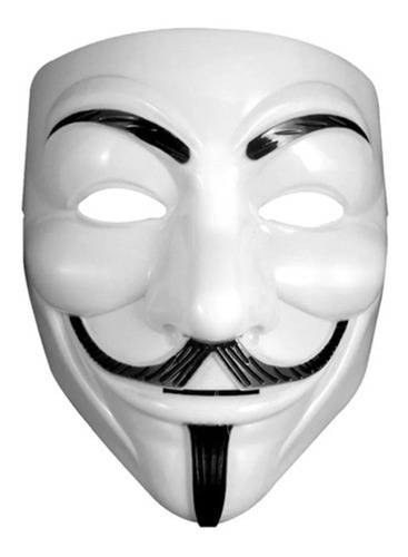 Máscara V De Vingança Anonymous Fantasia Cosplay Zangado