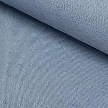 Cotton Linen Liso Jeans, 80% ALG. 20% Linho, 50cm X 1,52mt