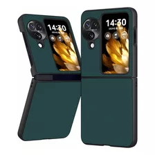 Funda Cuero Pu Ultra-thin Delgado Para Oppo Find N3 Flip2023