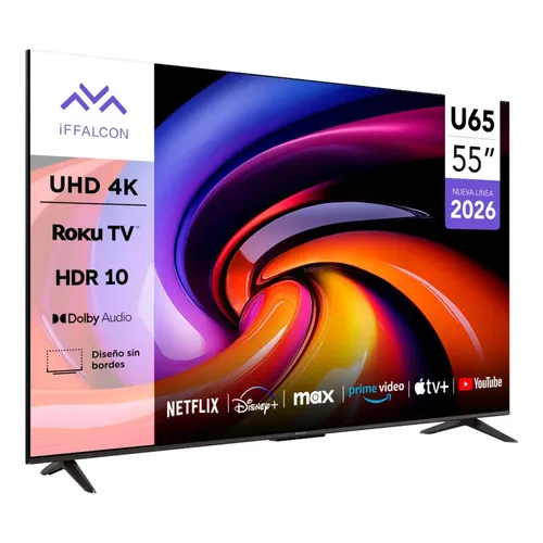 Smart Tv Iffalcon Roku Tv 55"" Uhd U65R