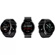 Relogio Lige 2022 Smartwatch Inteligente Prova Dágua Cor Da Caixa Preto Cor Da Pulseira Preto Cor Do Bisel Preto Desenho Da Pulseira X